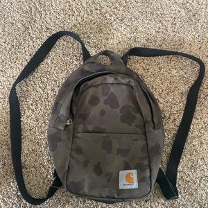 Carhartt Classic Mini Backpack 7.5”x11.75”x5”  Blind Duck Camo Backpack